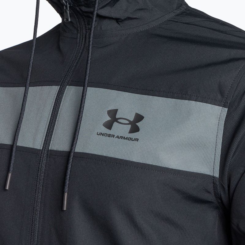 Under Armour Sportstyle Windbreaker men's training jacket black 1361621 3