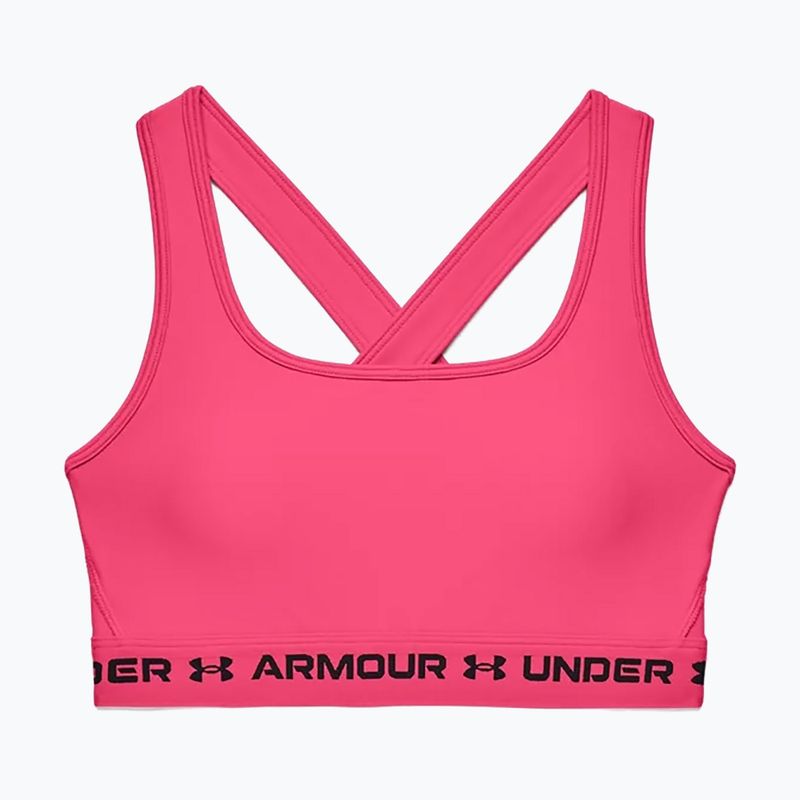 Under Armour Crossback Mid fitness bra pink 1361034 3