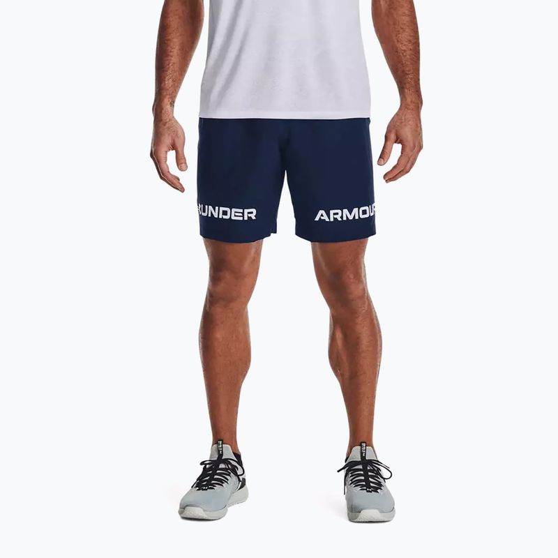 Under Armour UA Woven Graphic WM men's training shorts navy blue 1361433