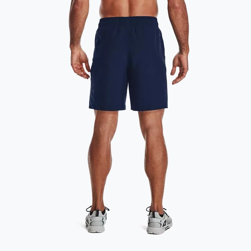 Under Armour UA Woven Graphic WM men's training shorts navy blue 1361433 2