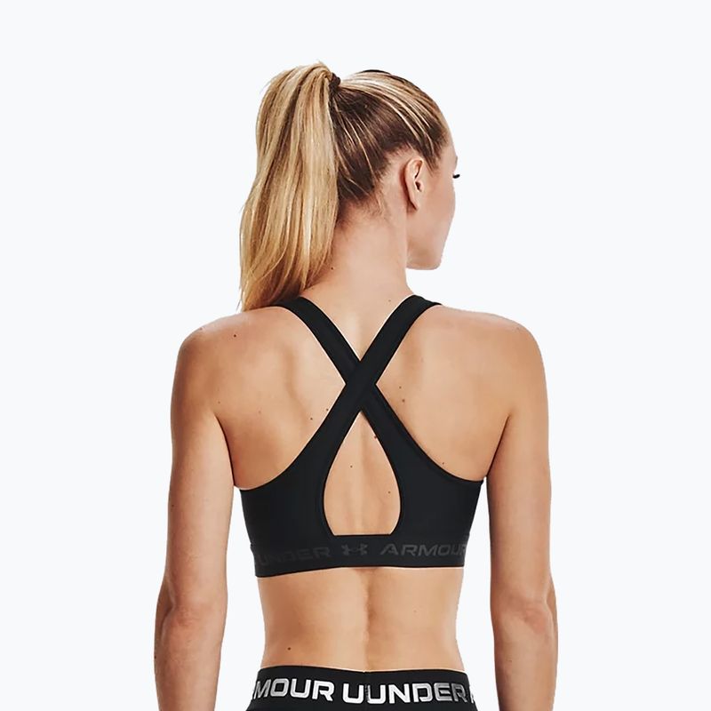 Under Armour Crossback Mid fitness bra black 1361034 2