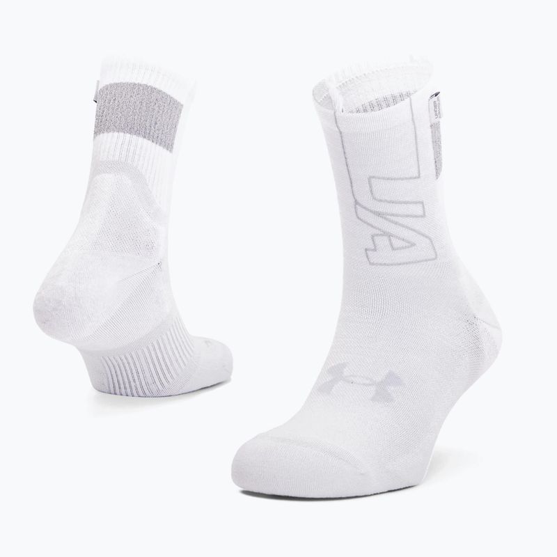 Under Armour ArmourDry Run Crew training socks white UAR-1361156100 5