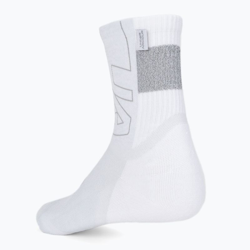 Under Armour ArmourDry Run Crew training socks white UAR-1361156100 2