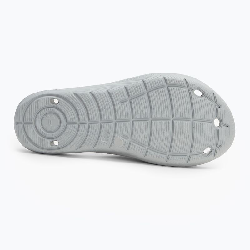 Under Armour Locker IV SL men's flip-flops mod gray/mod gray/white 4