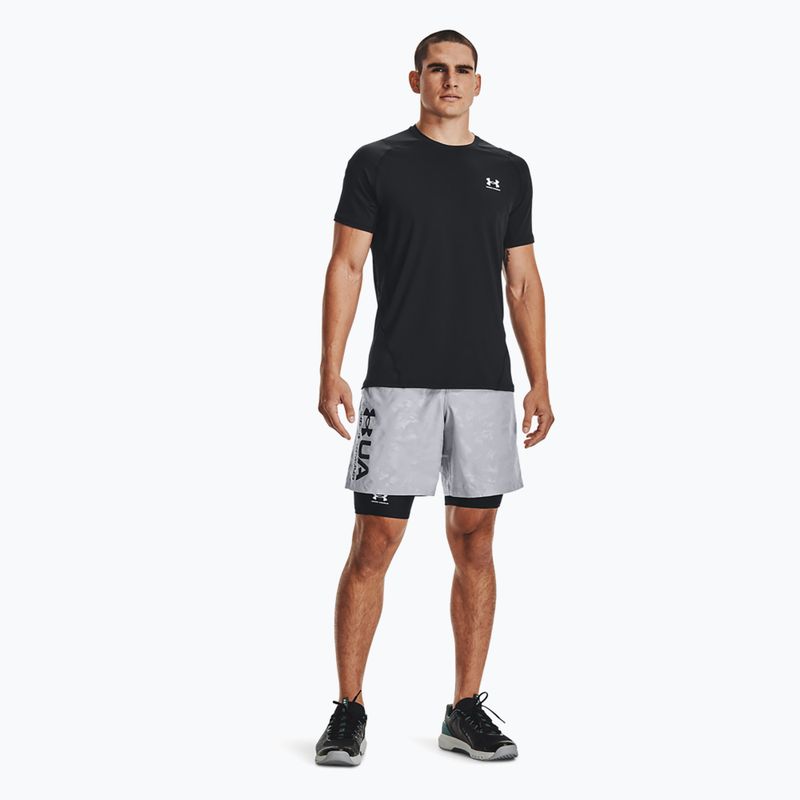 Men's Under Armour HG Armour Long Shorts black/white 2