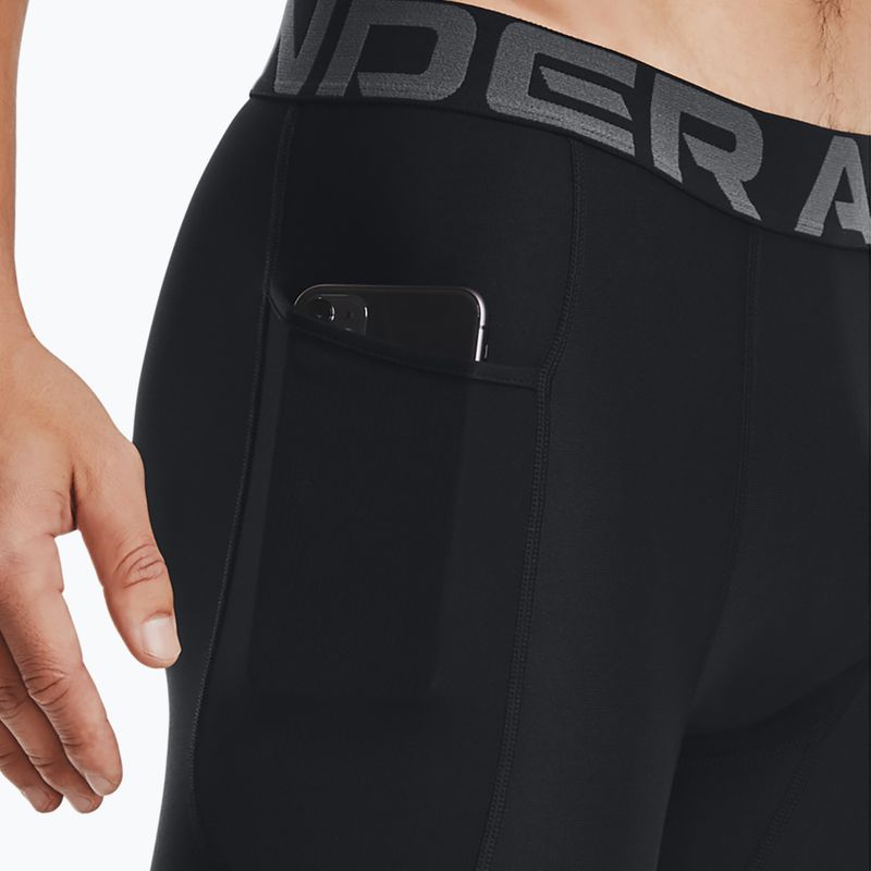 Men's Under Armour HG Armour Long Shorts black/white 4