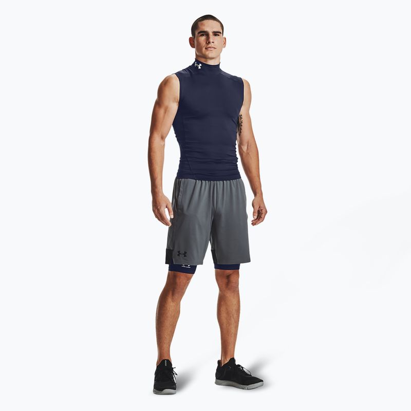 Men's Under Armour HG Armour Long Shorts midnight navy/white 2