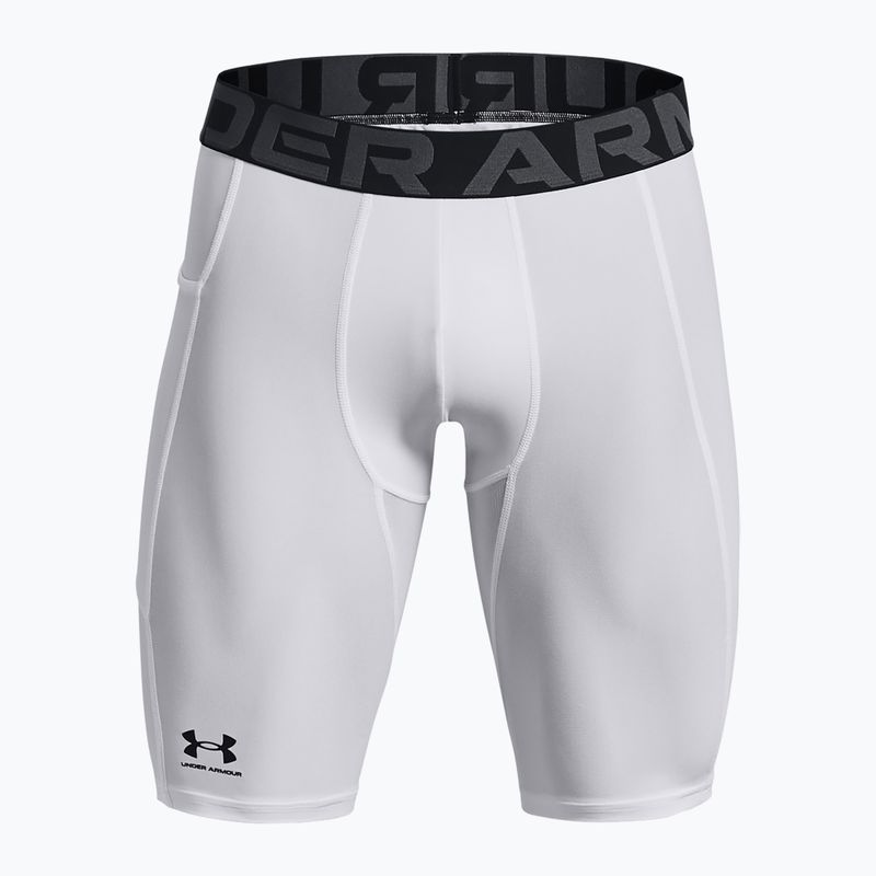 Men's Under Armour HG Armour Long Shorts white/black 5