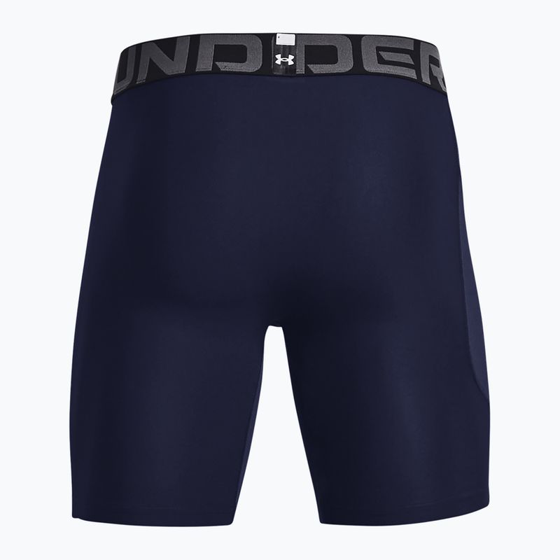 Men's training shorts Under Armour HG Armour Shorts midnight navy/white 2