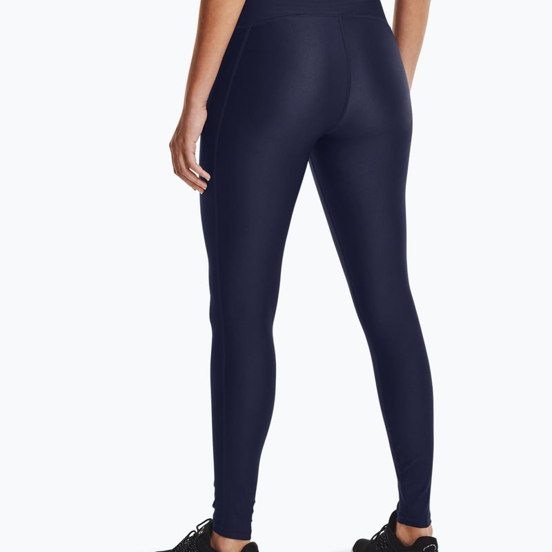 Under Armour HeatGear® Armour HiRise women's training leggings navy blue 1365336 3