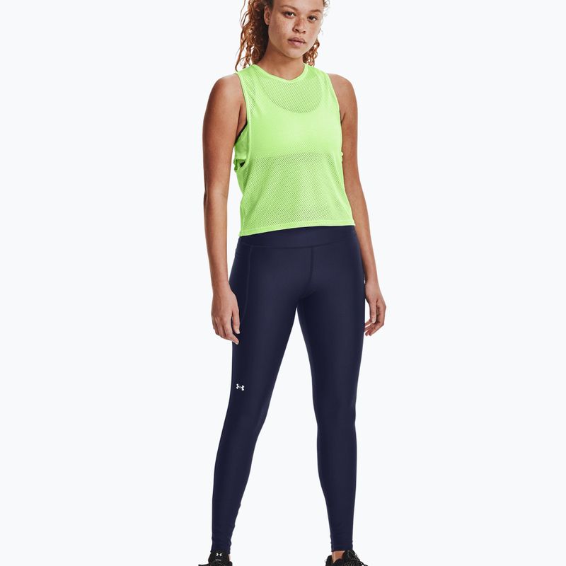 Under Armour HeatGear® Armour HiRise women's training leggings navy blue 1365336 2