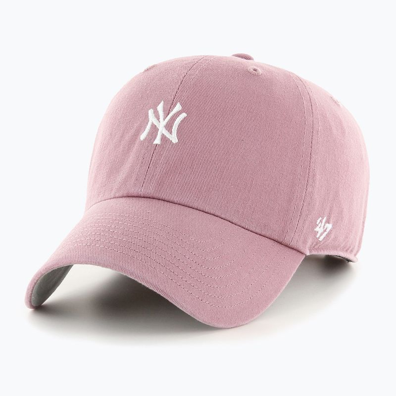47 Brand MLB New York Yankees Base Runner cap CLEAN UP mauve