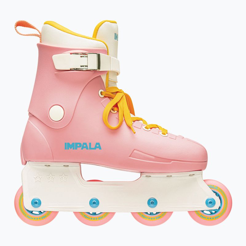 Women's roller skates IMPALA Lightspeed Inline Skate pink yellow