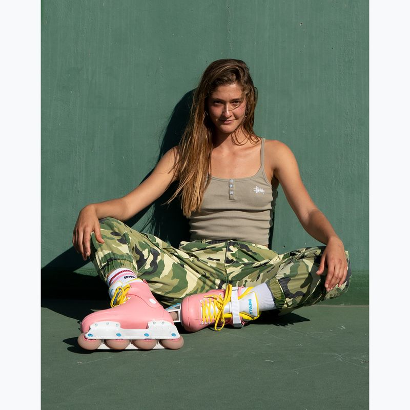 Women's roller skates IMPALA Lightspeed Inline Skate pink yellow 9