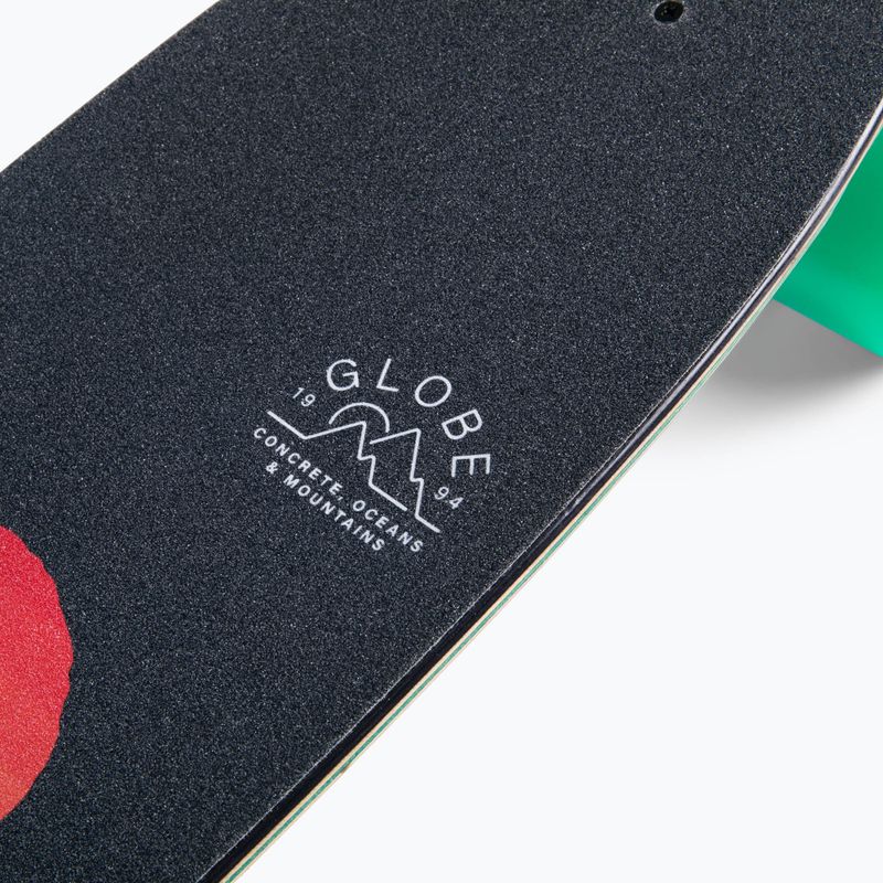 Globe Arcadia skateboard in colour 10525100_BLKMAPCHRM 7