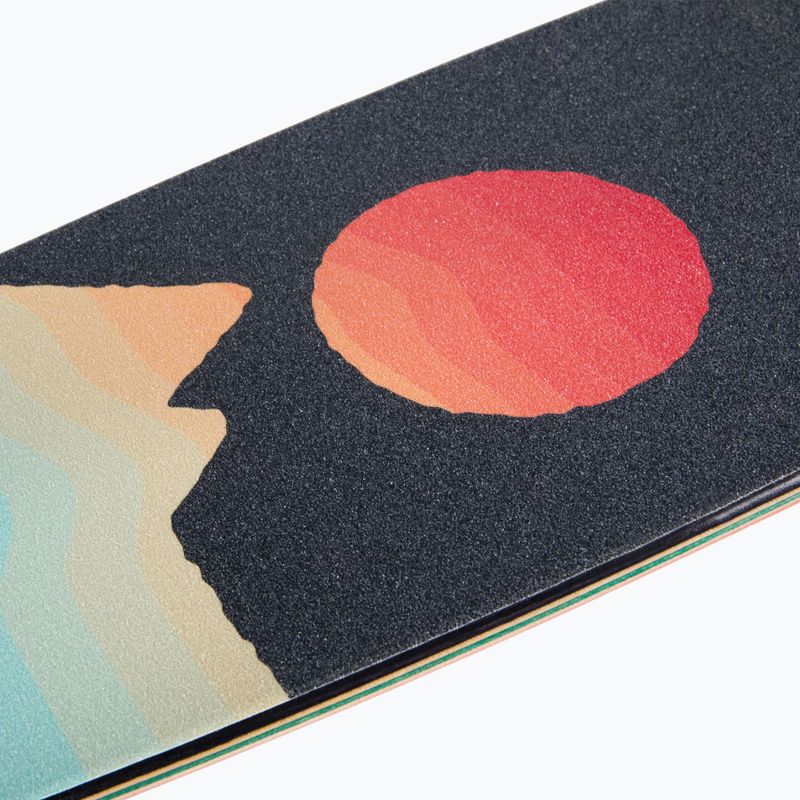Globe Arcadia skateboard in colour 10525100_BLKMAPCHRM 9