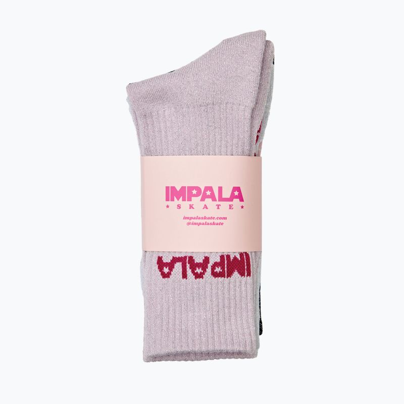 IMPALA Skate women's socks 3 pairs sparkle 3