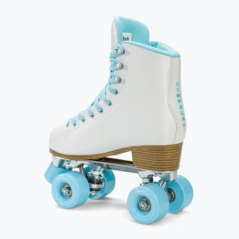 Women's roller skates IMPALA Quad Skate white ice 4