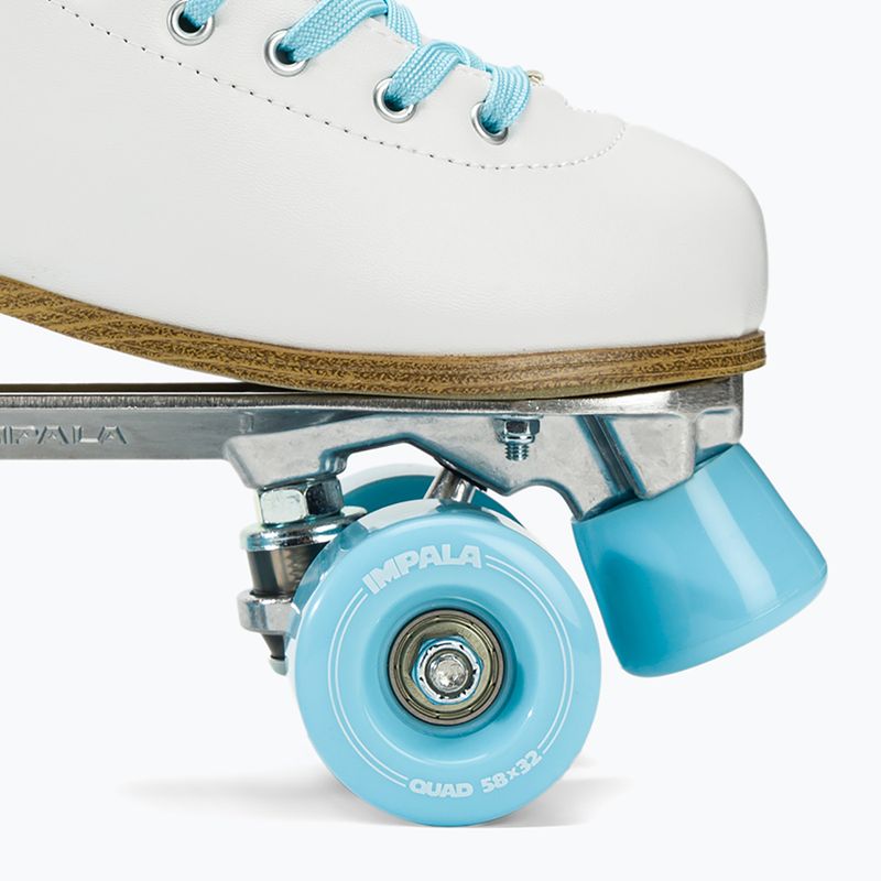 Women's roller skates IMPALA Quad Skate white ice 9