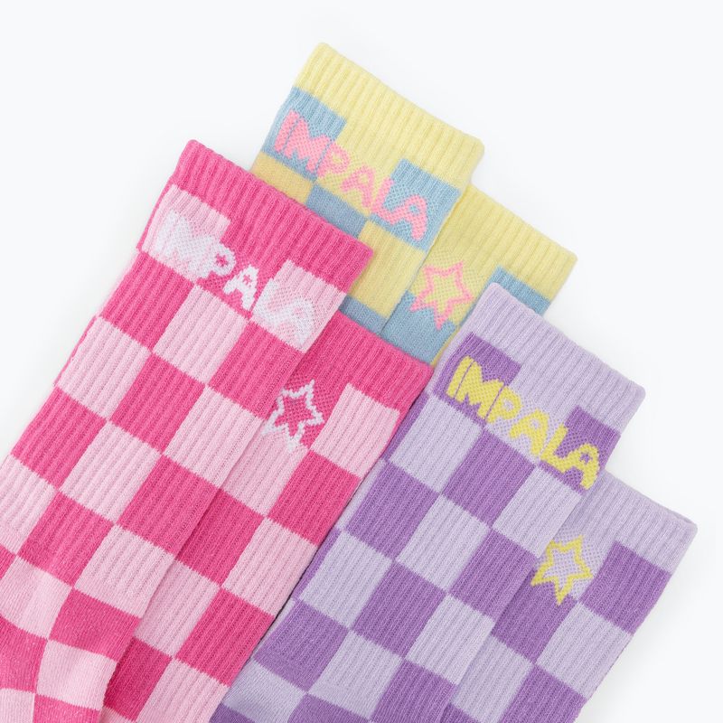 IMPALA Skate women's socks 3 pairs check 10