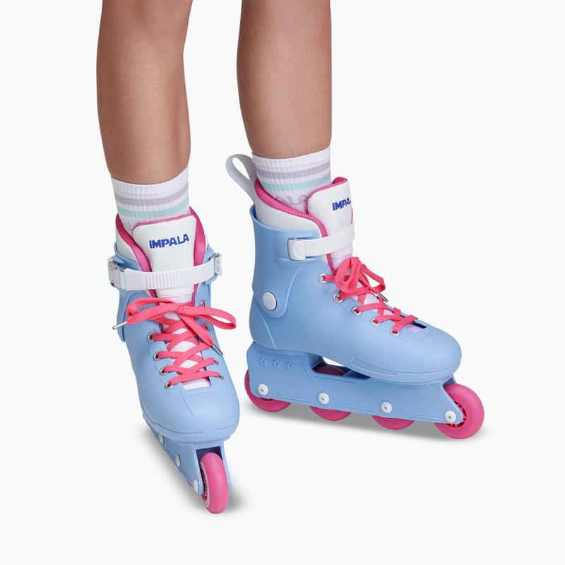Women's rollerblades IMPALA Lightspeed Inline Skate blue raspberry 7