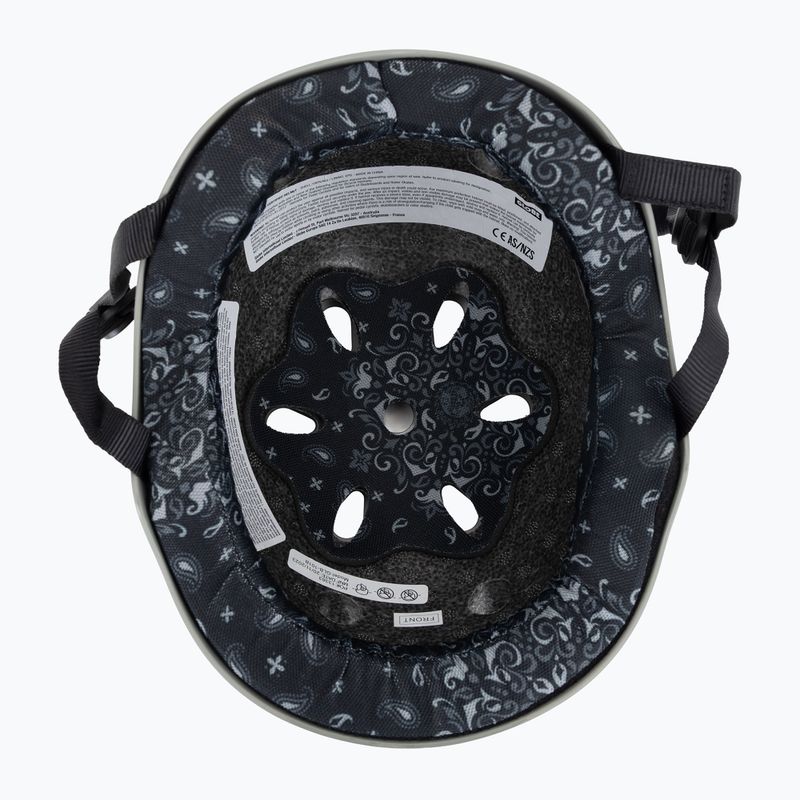 Globe Goodstock Certified matte gunmetal/bandana helmet 5