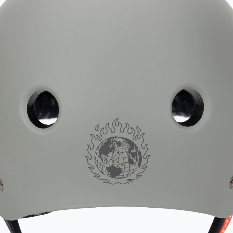 Globe Goodstock Certified matte gunmetal/bandana helmet 7
