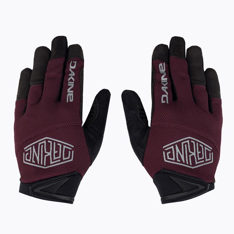 Dakine women's cycling gloves Syncline Gel burgundy-black D10003741 3