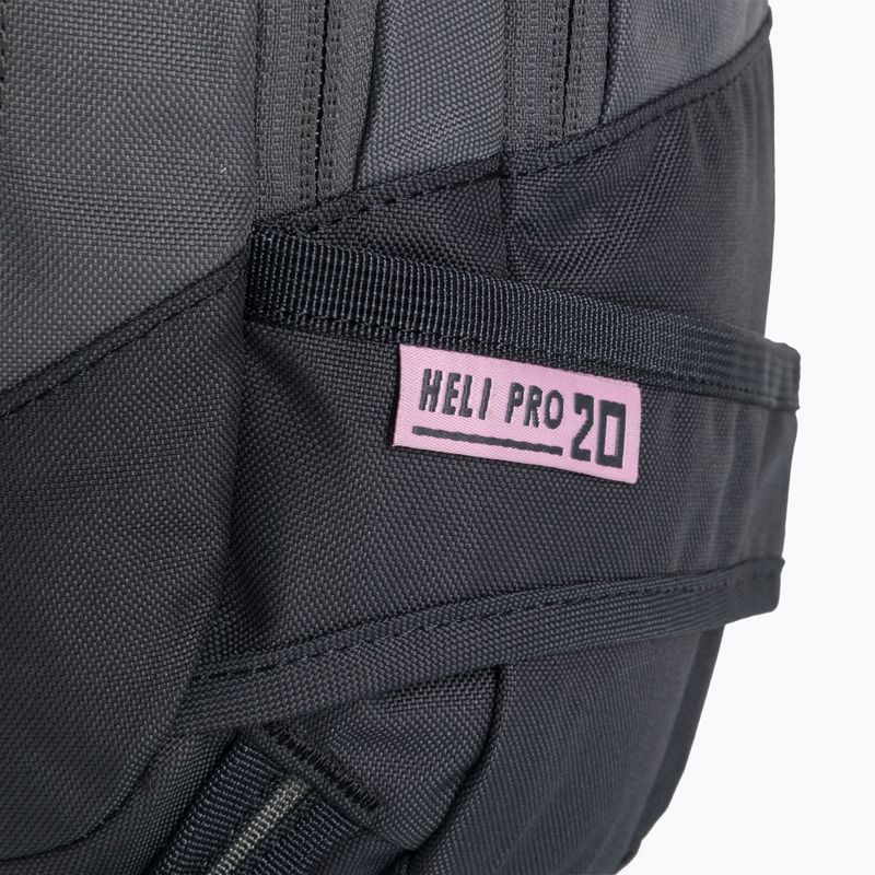 Dakine Team Heli Pro 20 women's snowboard backpack grey D10003829 6