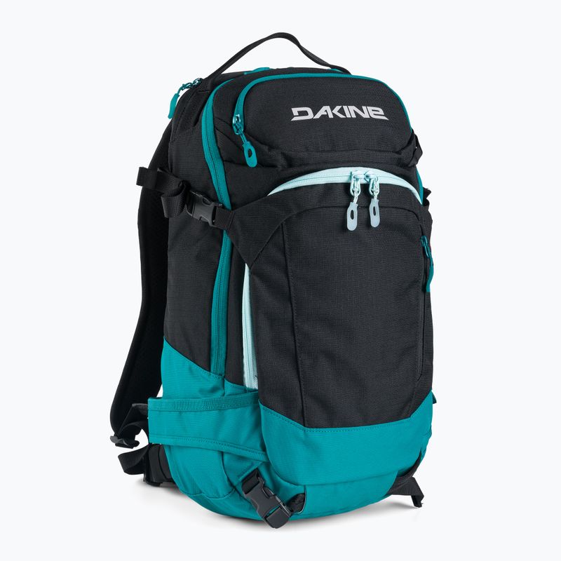 Dakine Heli Pro 20 women's snowboard backpack black-green D10003270 2