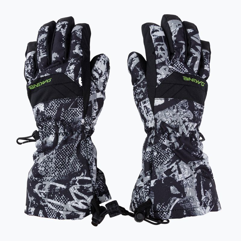 Dakine Yukon children's snowboard gloves black-grey D10003195 3