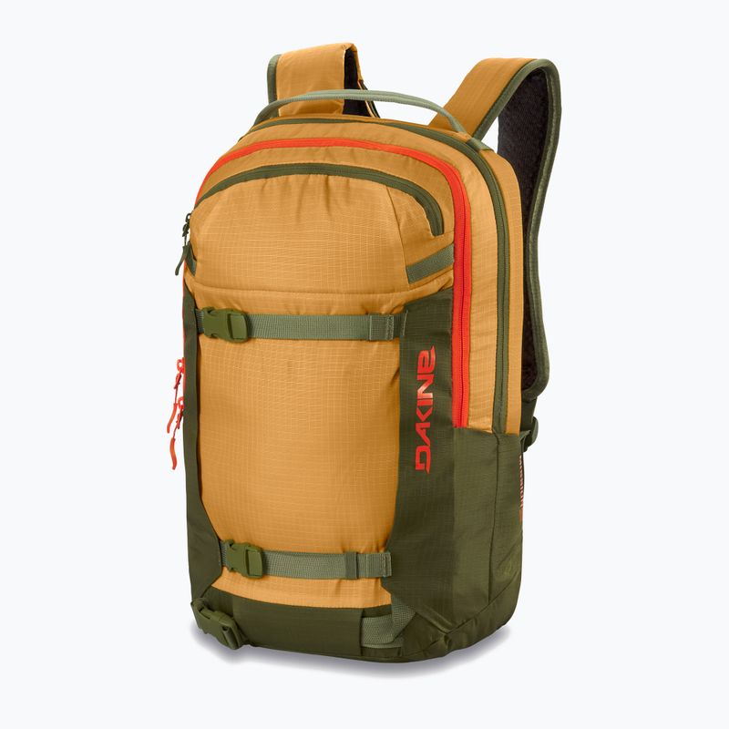 Dakine Mission Pro 18 l mustard seed women's ski backpack 6