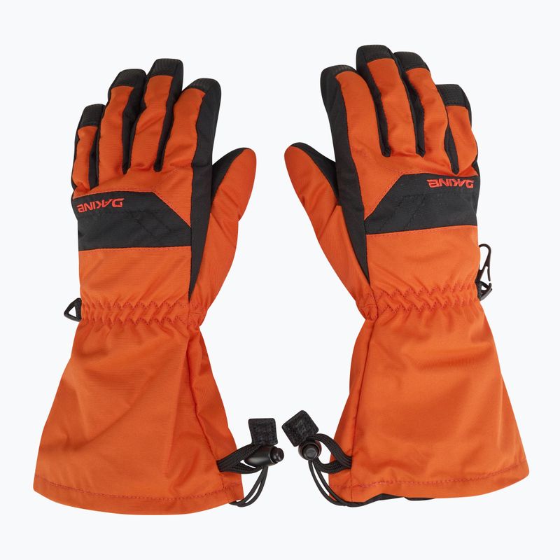 Dakine Yukon pureed pumpkin children's snowboard gloves 3