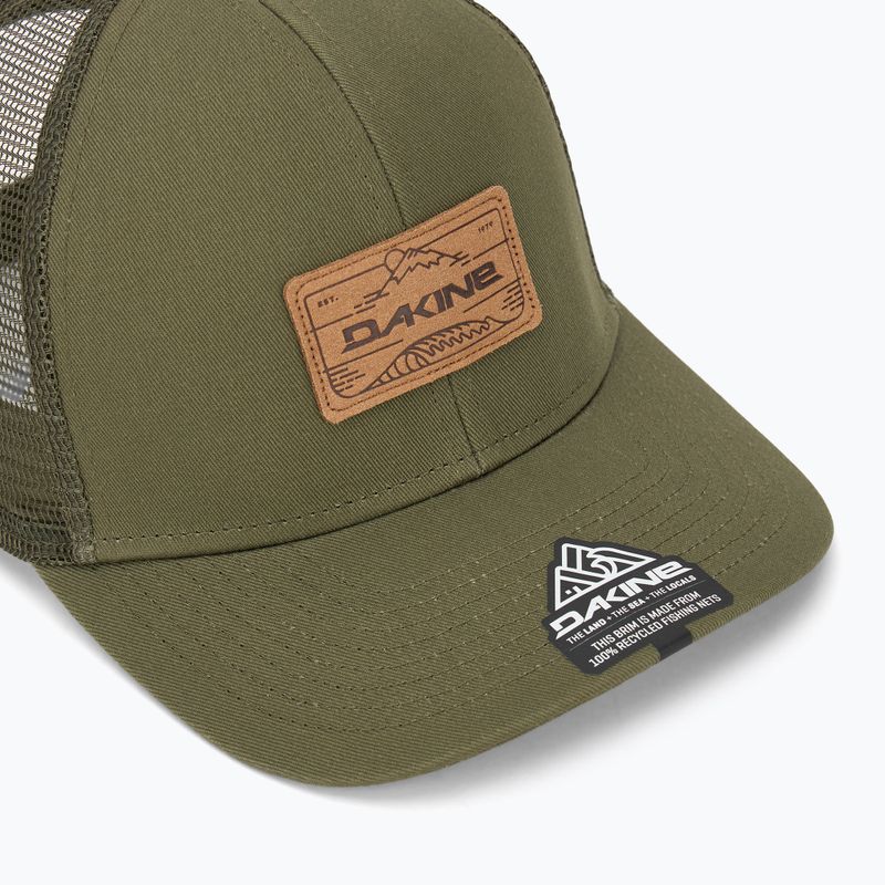 Dakine Peak To Peak Trucker utility green baseball cap 3