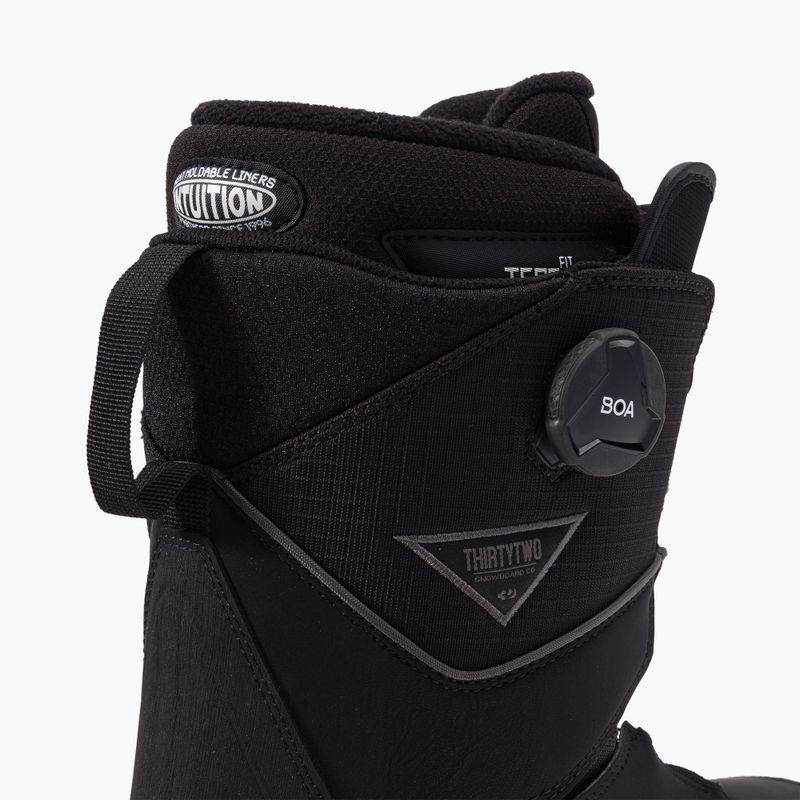 Men's ThirtyTwo Lashed Double Boa snowboard boots black 8105000452 7