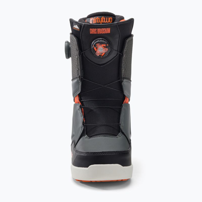 ThirtyTwo Lashed Double Boa Bradshaw men's snowboard boots orange 8105000453 3