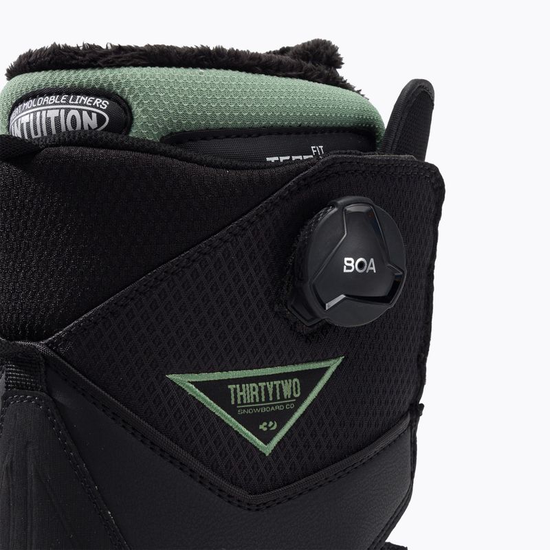Women's snowboard boots ThirtyTwo Lashed Double Boa W'S black 8205000207 7
