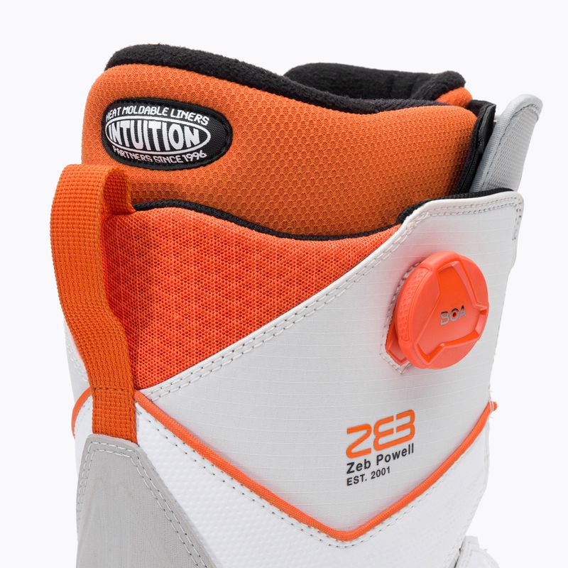Men's snowboard boots ThirtyTwo Lashed Double Boa Powell '22 white 8105000482 8