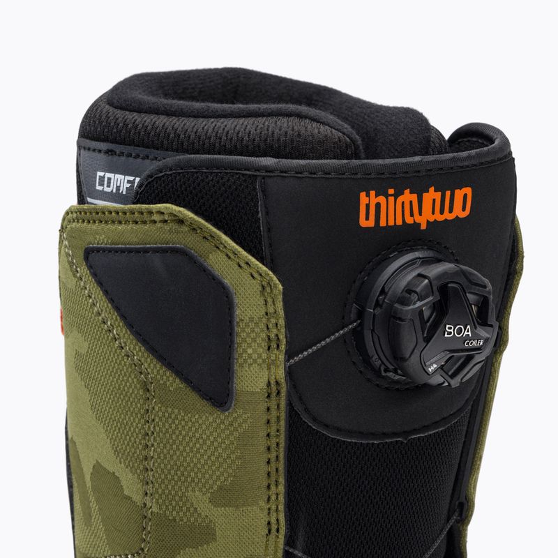 Men's snowboard boots ThirtyTwo Shifty Boa '22 green 8105000488 6