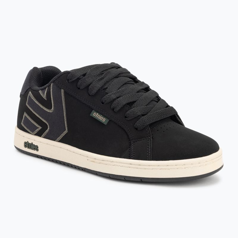 Etnies men's Fader black/green shoes