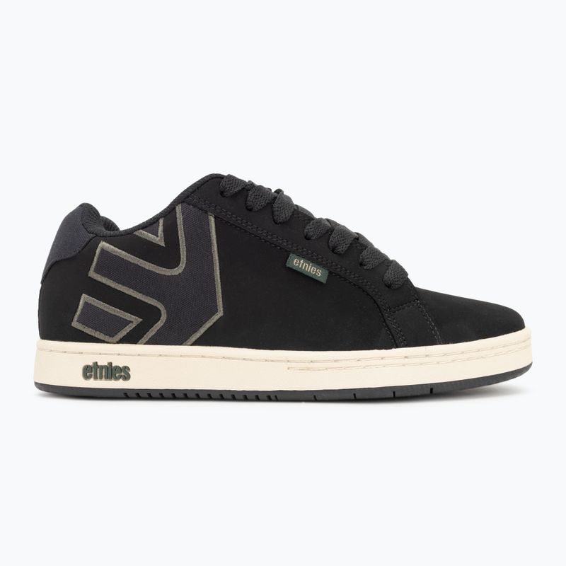 Etnies men's Fader black/green shoes 2