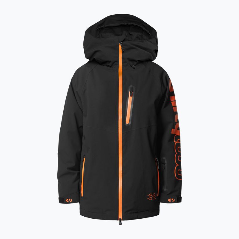 Children's snowboard jacket ThirtyTwo Youth Grasser Insulated black/orange