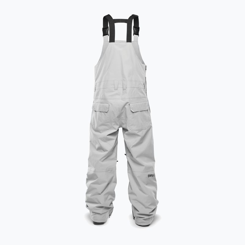 Men's snowboard trousers ThirtyTwo Basement Bib charcoal 2