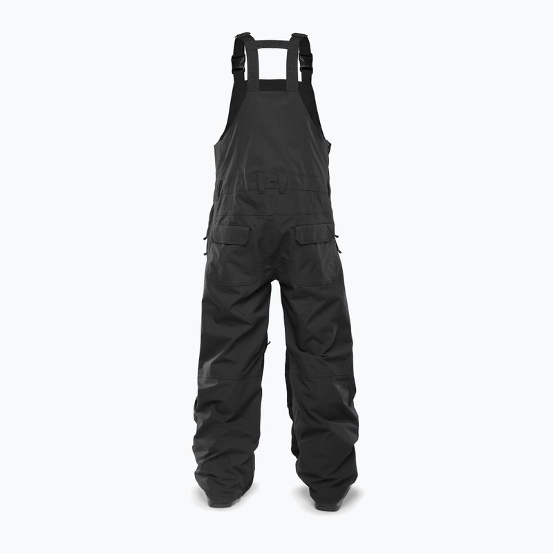 Men's snowboard trousers ThirtyTwo Basement Bib black 2
