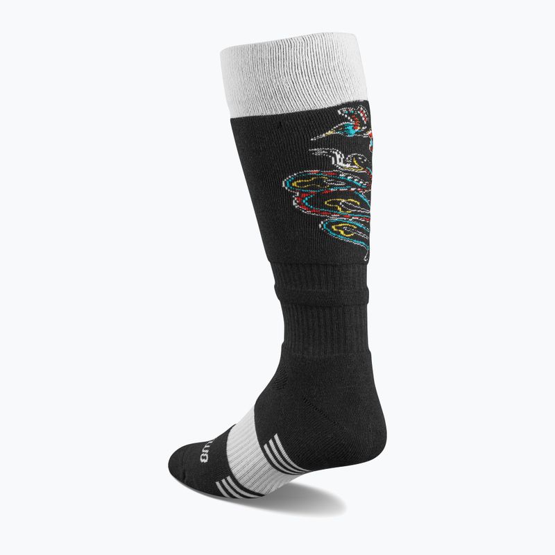 Men's ThirtyTwo TM Coolmax snowboard socks black/white 2