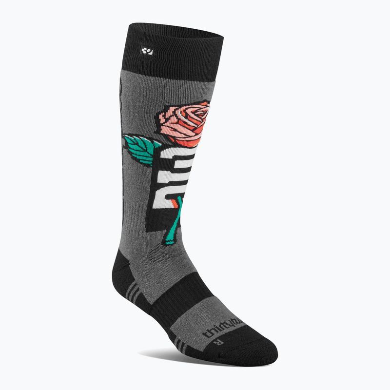Men's ThirtyTwo TM Merino snowboard socks black/charcoal