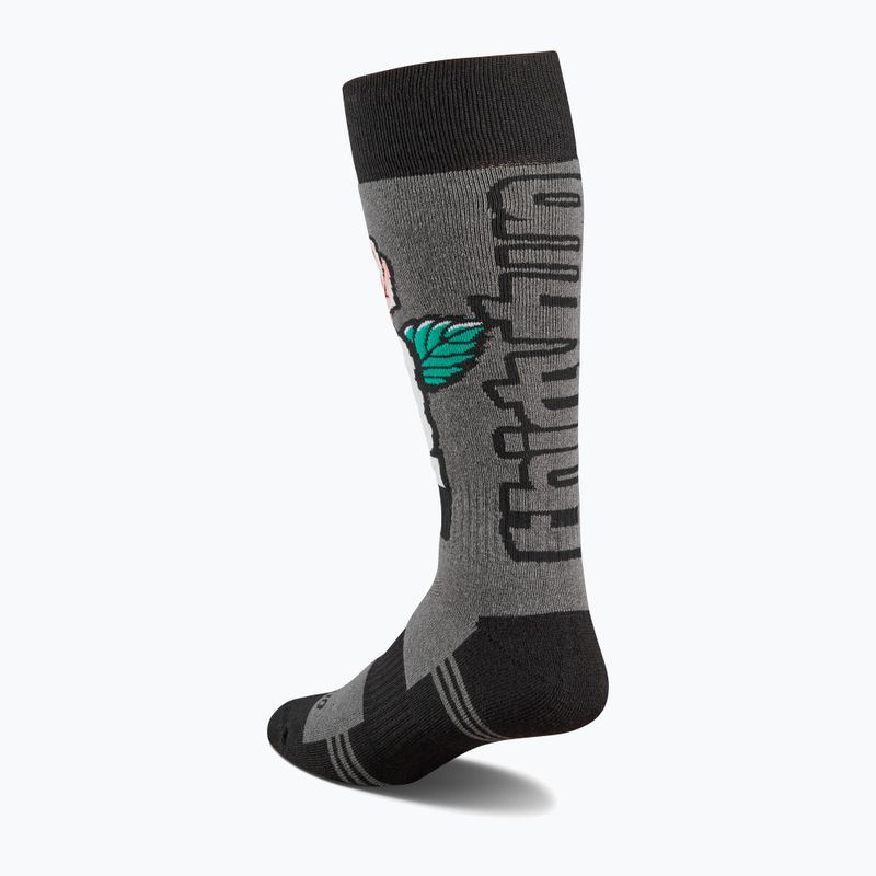 Men's ThirtyTwo TM Merino snowboard socks black/charcoal 2