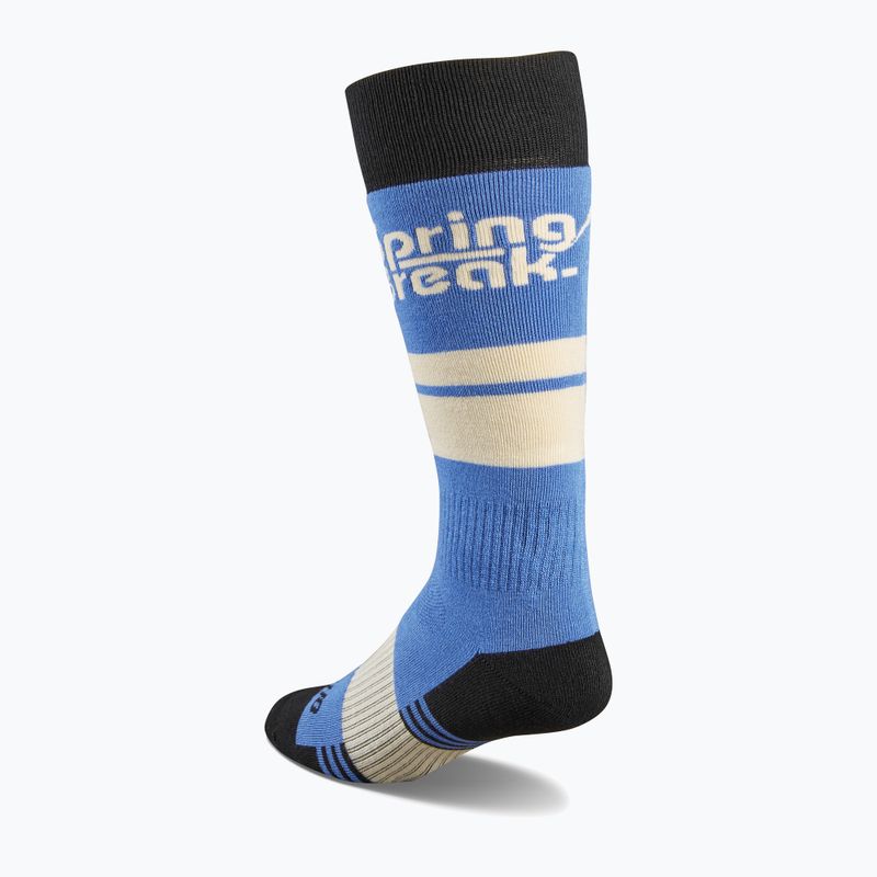 Men's ThirtyTwo Spring Break snowboard socks blue/black 2