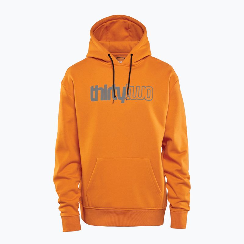Men's ThirtyTwo Double Tech Hoodie grey/orange