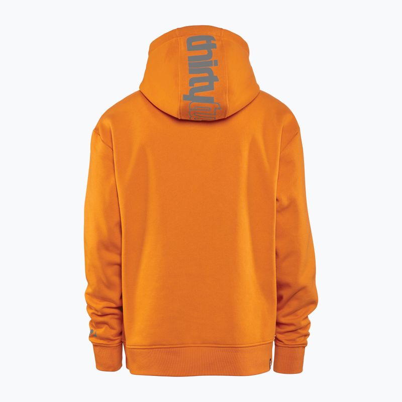Men's ThirtyTwo Double Tech Hoodie grey/orange 2